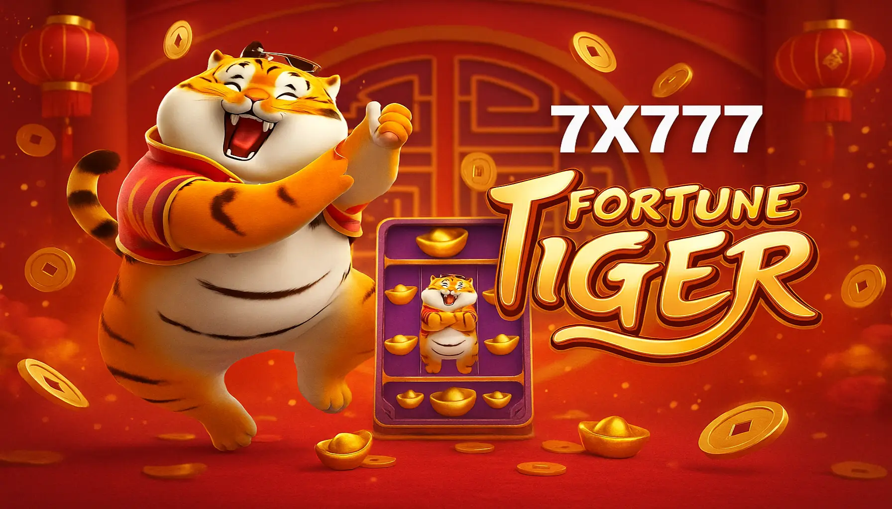 Fortune Tiger é um jogo imperdível no 7X777 Casino
