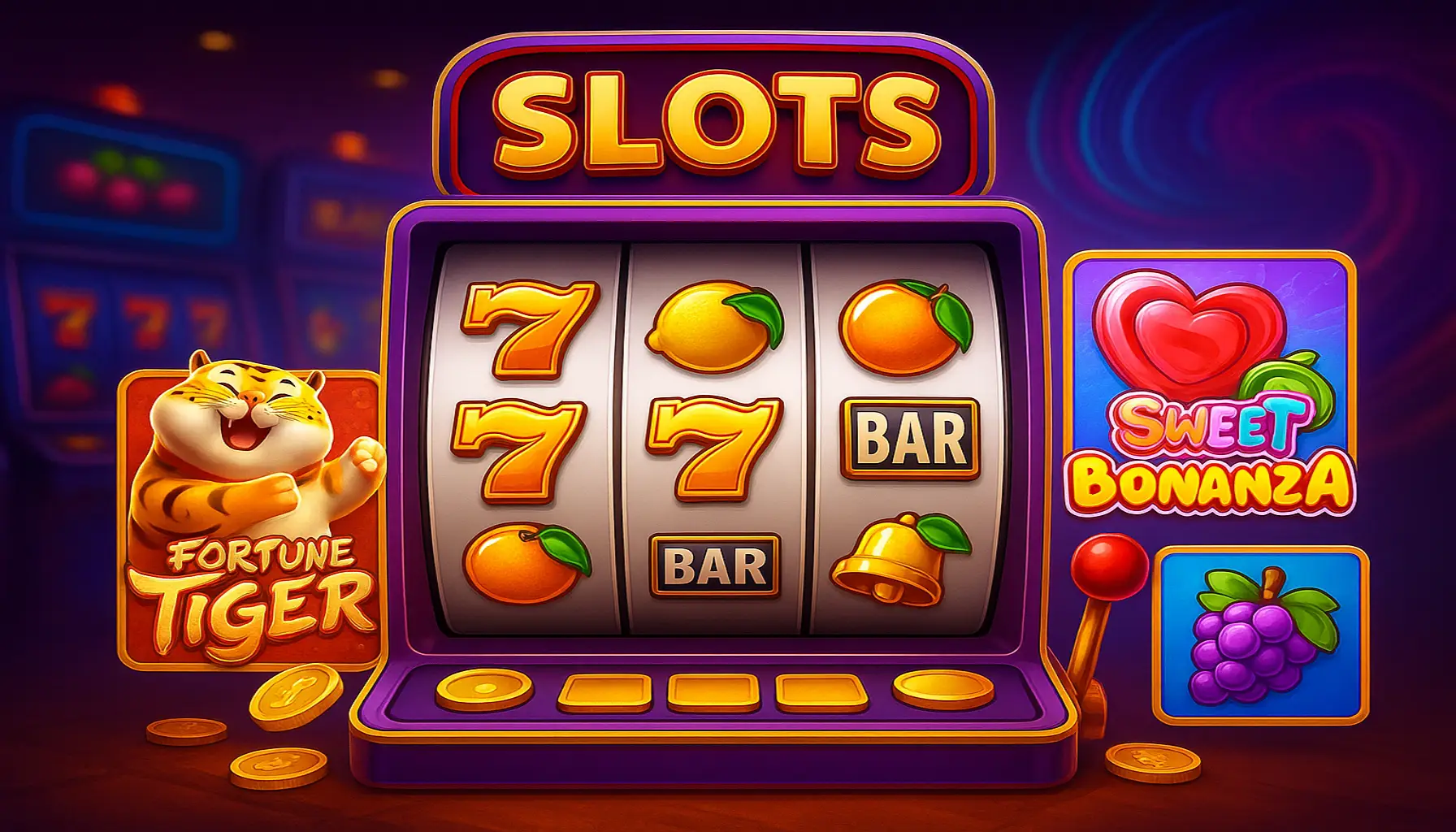 Jogos de Slot no Casino Online 7X777