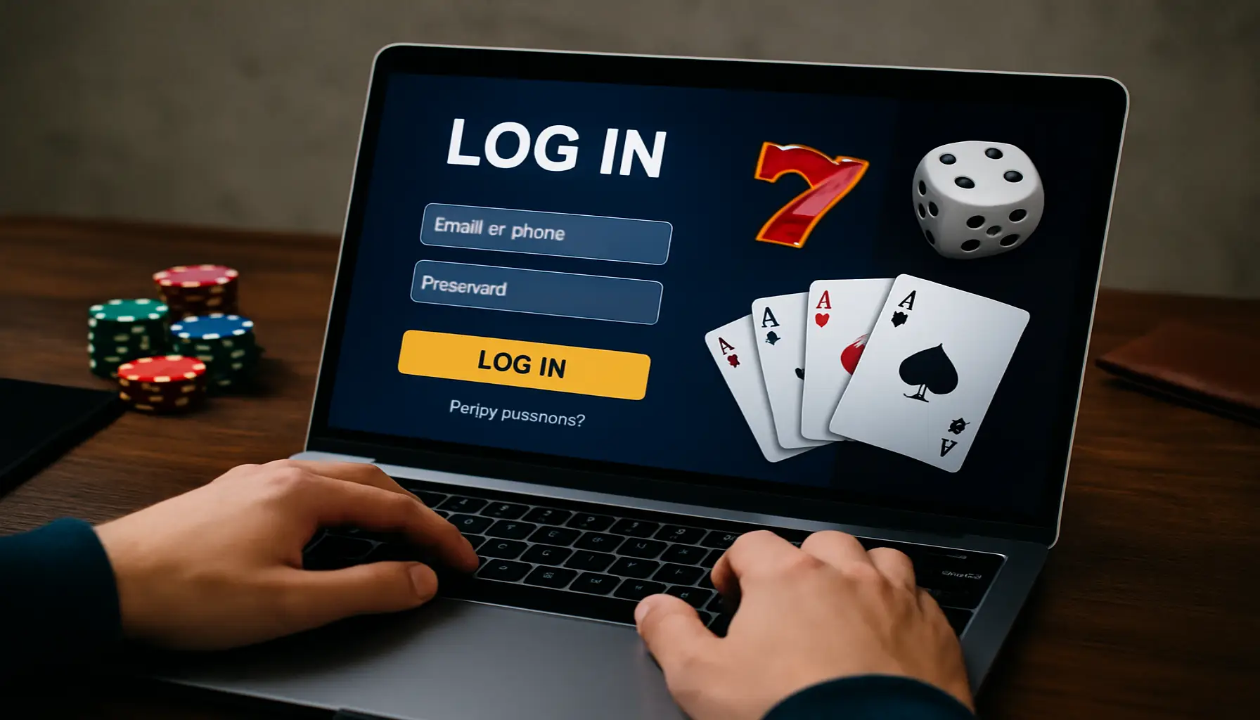 Login no Cassino 7X777